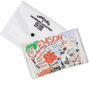 Hand Loomed Clemson University Hand Towel from Catstudio Collegiate Collection
